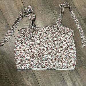 Tie Strap Bubble Top MAX STUDIO